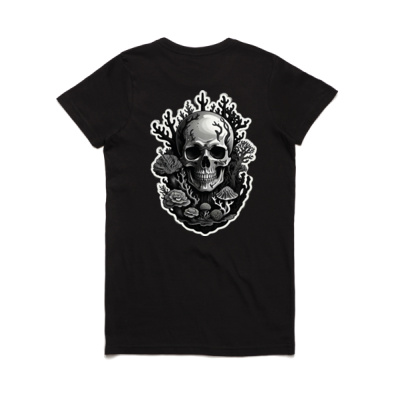 Women's Coral Skull Thumbnail