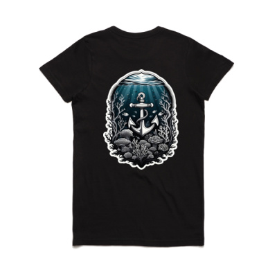 Women's Deep Blue Tee Thumbnail