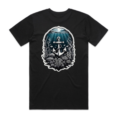 Men's Deep Blue Tee Thumbnail