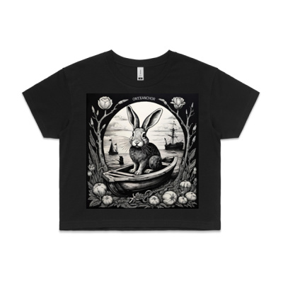 Black and White Bunny Thumbnail