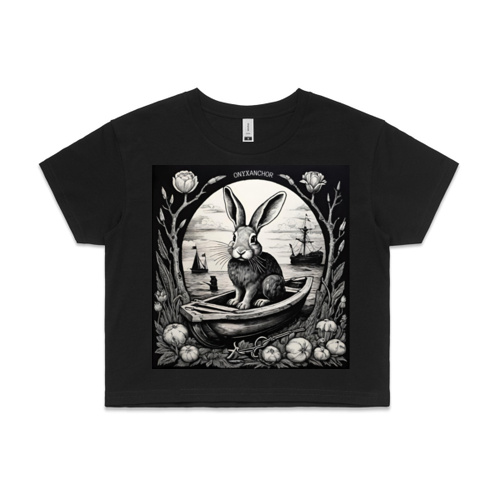 Black and White Bunny Thumbnail